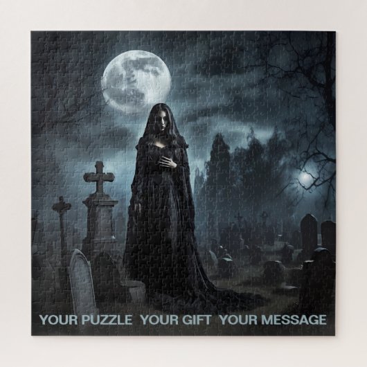 Gothic Dark Graveyard Puzzle (Vertikal)