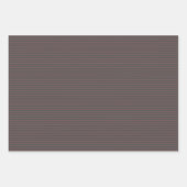 Gothic Dark Gray Skulls and Stripes Halloween Geschenkpapier Set (Vorderseite 2)