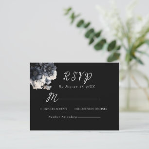 Gothic Dark Halloween Hochzeitschwarzes UAWG Postkarte