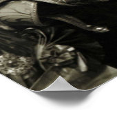 Gothic Dark Masquerade Masken Black Poster (Ecke)