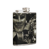 Gothic Dark Masquerade Masken Schwarz Flachmann (Rechts)