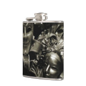 Gothic Dark Masquerade Masks Black Flachmann (Links)