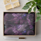 Gothic Dark Pink Tentacle mit Blume Seidenpapier (Geschenk)