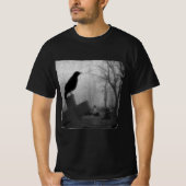 Gothic Dark Raven T-Shirt (Vorderseite)