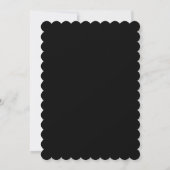 Gothic Dark Red Geburtstagseinladung Einladung (Rückseite)