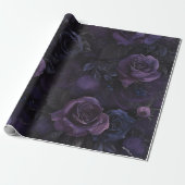 Gothic Dark Romance Lila Rose Packpapier (Ungerollt)