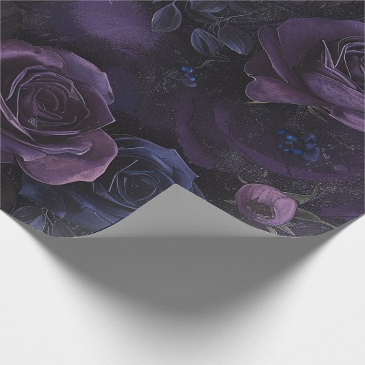 Gothic Dark Romance Lila Rose Packpapier (Ecke)