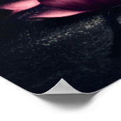 Gothic Dark Rose & Skull Poster (Ecke)