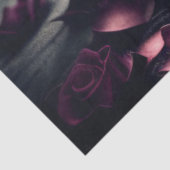 Gothic Dark Rose & Skull Seidenpapier (Ausschnitt)