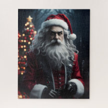 Gothic Dark Santa Claus Alternative Christmas
