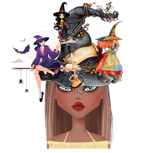 Gothic Darlings Quadratische Wanduhr