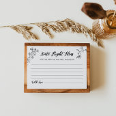 Gothic Date Night Ideas Brautparty Card Begleitkarte