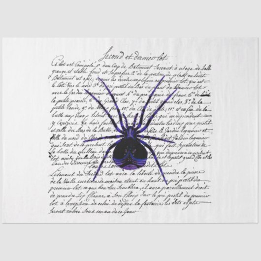 Gothic Debutante Serie Design 4 Seidenpapier (Vorderseite)