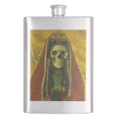 Gothic Decorative Skeleton Flask Flachmann (Vorderseite)