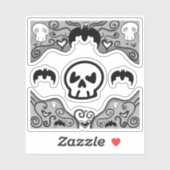 Gothic Decorative Stickers Aufkleber (Blatt)
