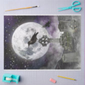 Gothic Decoupage Raven & Vollmond Seidenpapier (Basteln)