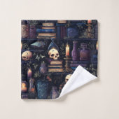 Gothic Design Badhandtuch Set (Waschlappen)