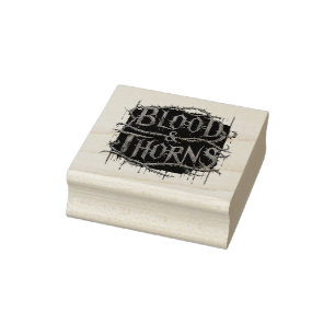 Gothic Design Blood & Thorns - Dunkel und Edgy Gummistempel