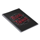 Gothic Design Blood & Thorns - Dunkel und Edgy Notizblock (Rechte Seite)