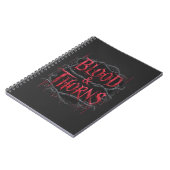 Gothic Design Blood & Thorns - Dunkel und Edgy Notizblock (Linke Seite)