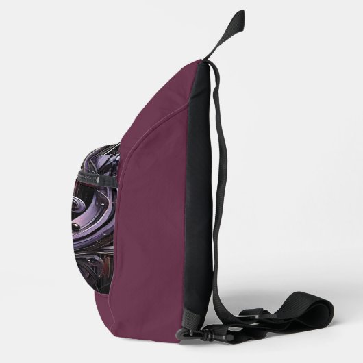 Gothic Design Sling Backpack Crossbody Bag (Rechts)