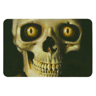 Gothic Devil Skull flexibler Kühlschrankmagnet Magnet