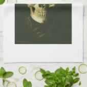 Gothic Devil Skull Kitchen Handtuch (Gefaltet)