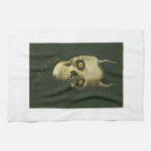 Gothic Devil Skull Kitchen Handtuch (Horizontal)