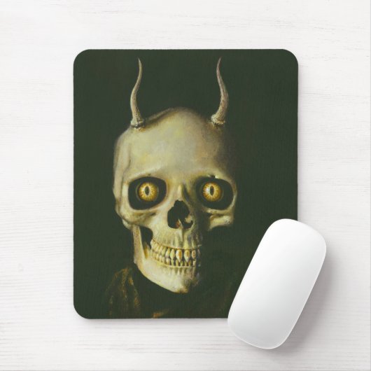 Gothic Devil Skull Mousepad (Mit Mouse)