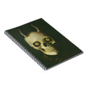 Gothic Devil Skull-Notebook Notizblock (Rechte Seite)
