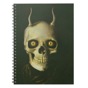 Gothic Devil Skull-Notebook Notizblock