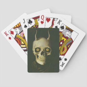 Gothic Devil Skull Playing Cards Spielkarten