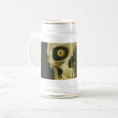Gothic Devil Skull Stein Bierglas (Vorderseite Links)