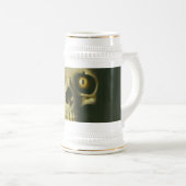 Gothic Devil Skull Stein Bierglas (VorderseiteRechts)