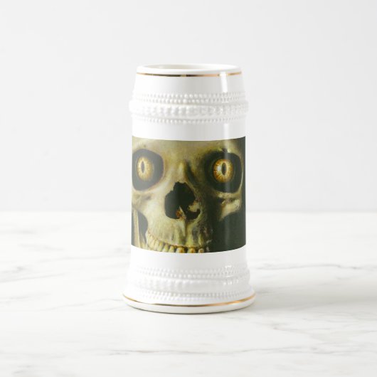 Gothic Devil Skull Stein Bierglas (Mittel)