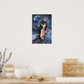 Gothic Dragon Fairy Art Poster von Molly Harrison (Küche)