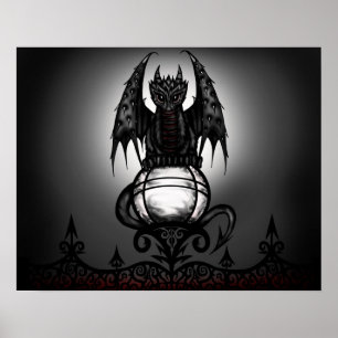 Gothic Dragon Poster