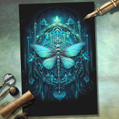 Gothic Dragonfly 2 Decoupage Paper Seidenpapier