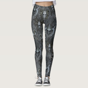 Gothic Dungeon Goth Skulls Fantasy Demon Helmet Leggings