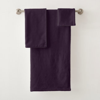 Gothic dunkel violett badhandtuch set