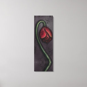 Gothic Dying Rose Spuk House Art Poster Leinwanddruck