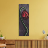 Gothic Dying Rose Spuk House Art Poster Leinwanddruck (Insitu (Wohnzimmer))