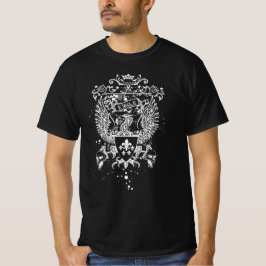 Gothic Eagle Wappen - Spuk Heraldic Skull Emblem T-Shirt