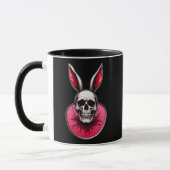 Gothic Easter Bunny – Skull Art - caneca Tasse (Links)