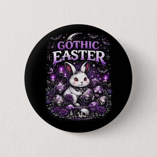 Gothic Easter Button (Vorderseite)