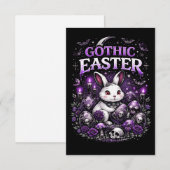 Gothic Easter Dankeskarte (Vorne/Hinten)