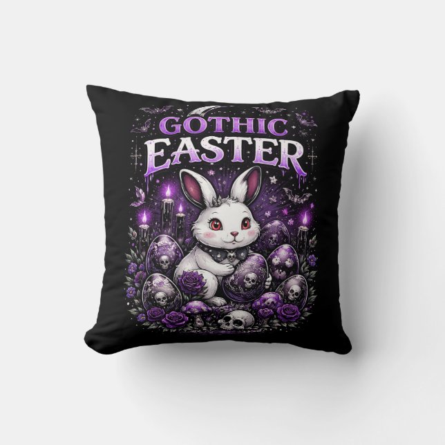 Gothic Easter Kissen (Vorderseite)