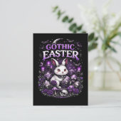 Gothic Easter Postkarte (Stehend Vorderseite)