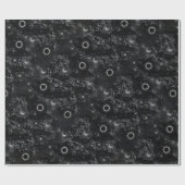 Gothic Eclipse Mond Finster Himmlisch Geschenkpapier (Flach)