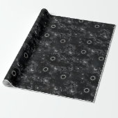 Gothic Eclipse Mond Finster Himmlisch Geschenkpapier (Ungerollt)